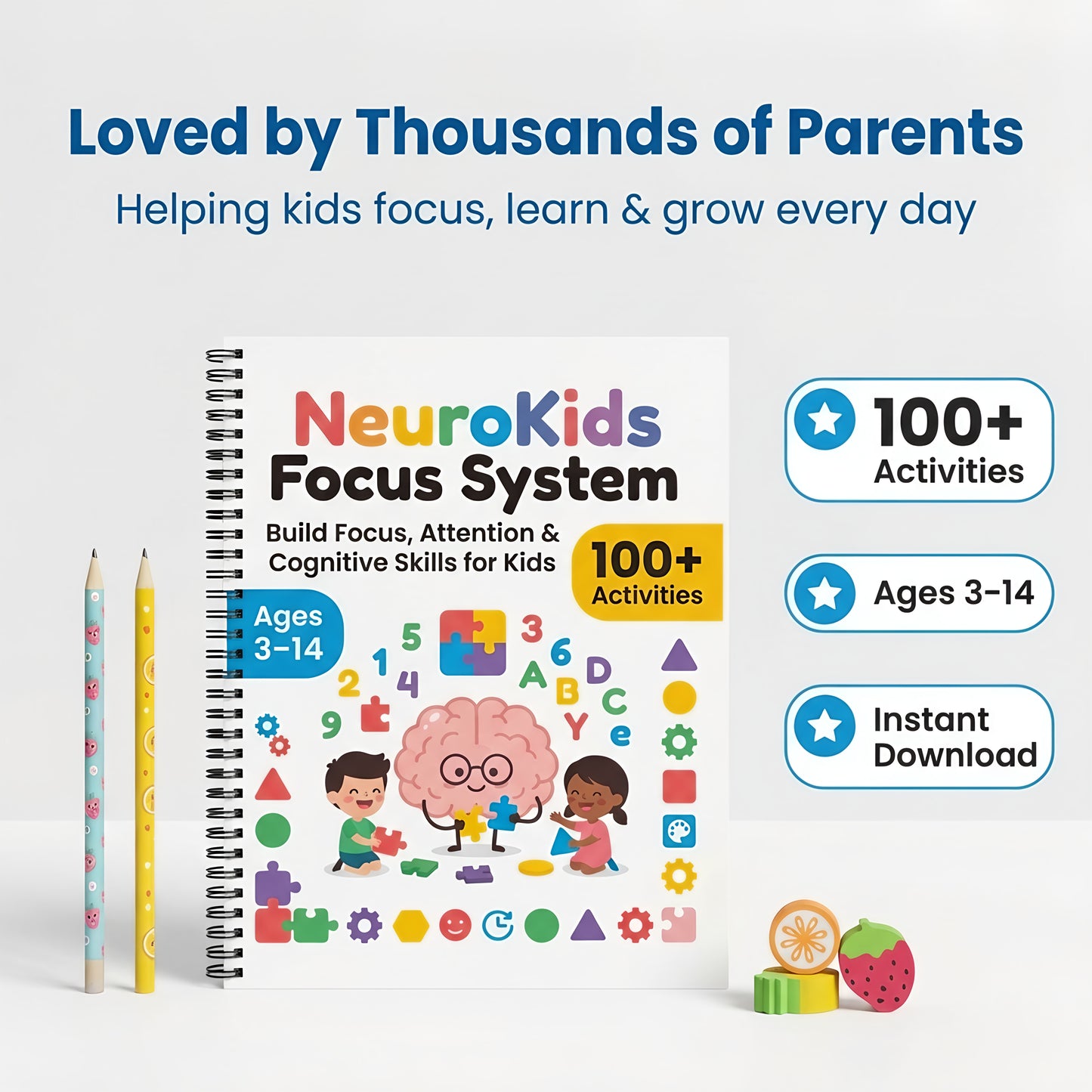 NeuroKids™ +100 actividades para estimular la atención, la concentración y el aprendizaje