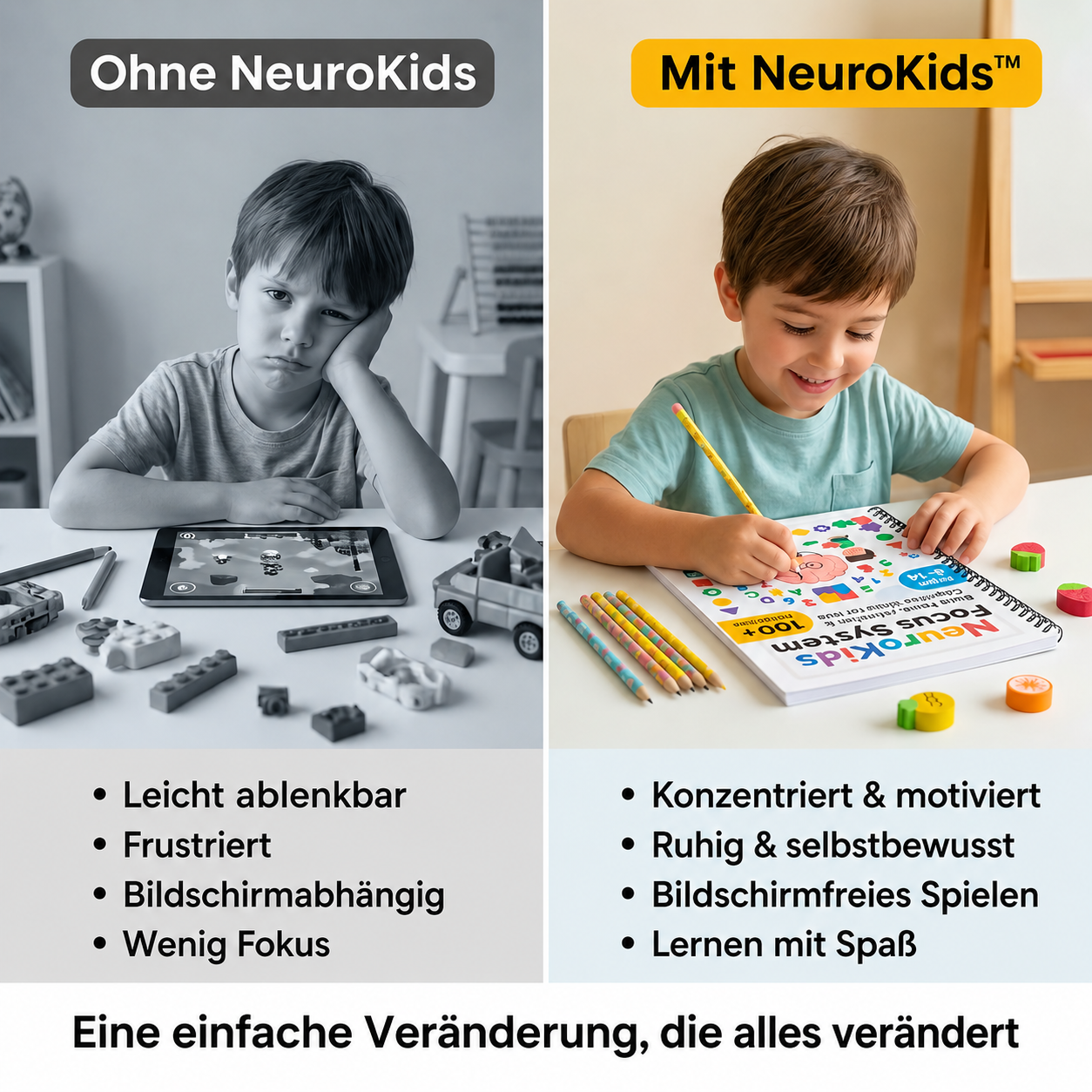 NeuroKids™ Über 100 Aktivitäten für bessere Konzentration, mehr Aufmerksamkeit und erfolgreiches Lernen
