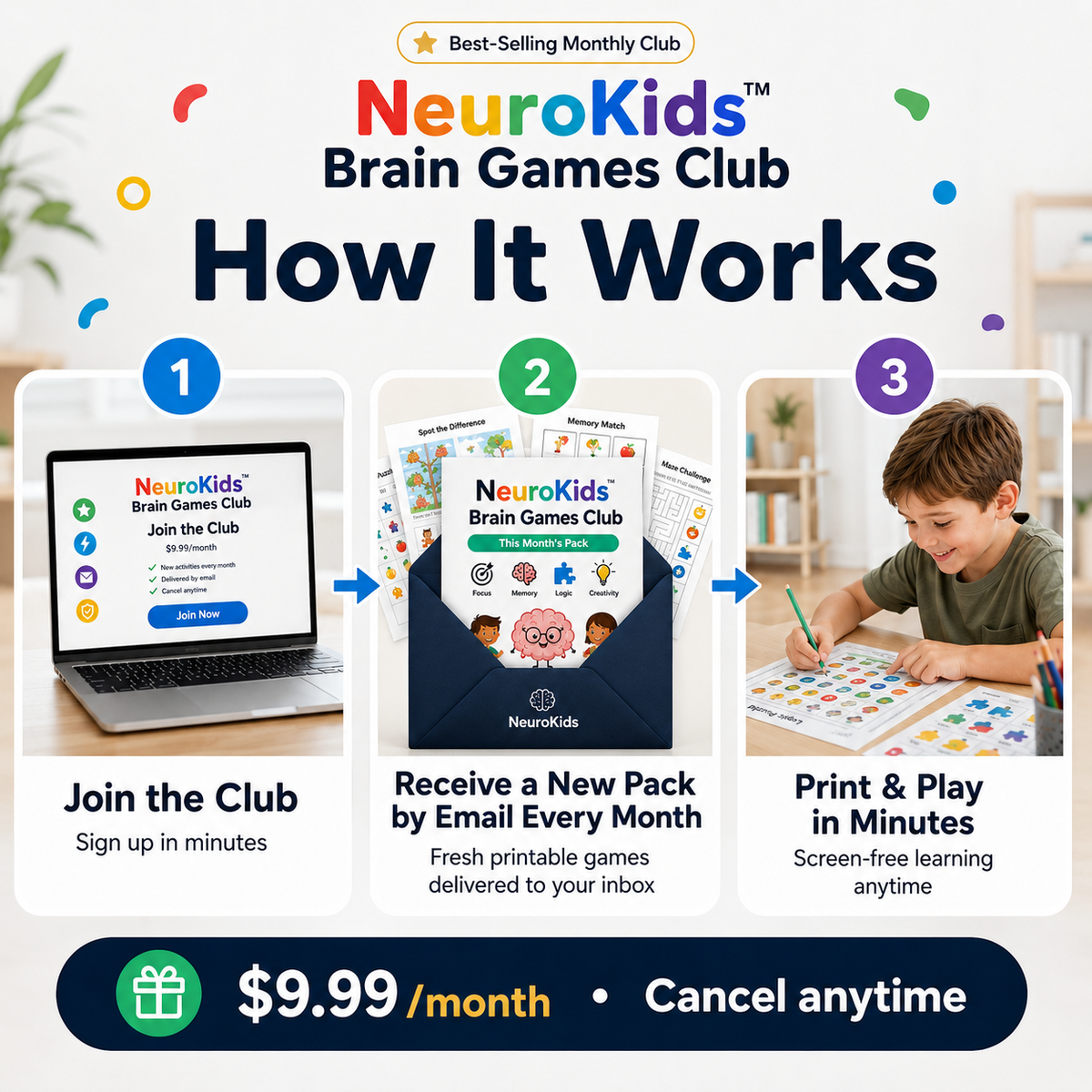NeuroKids™ +100 actividades para estimular la atención, la concentración y el aprendizaje