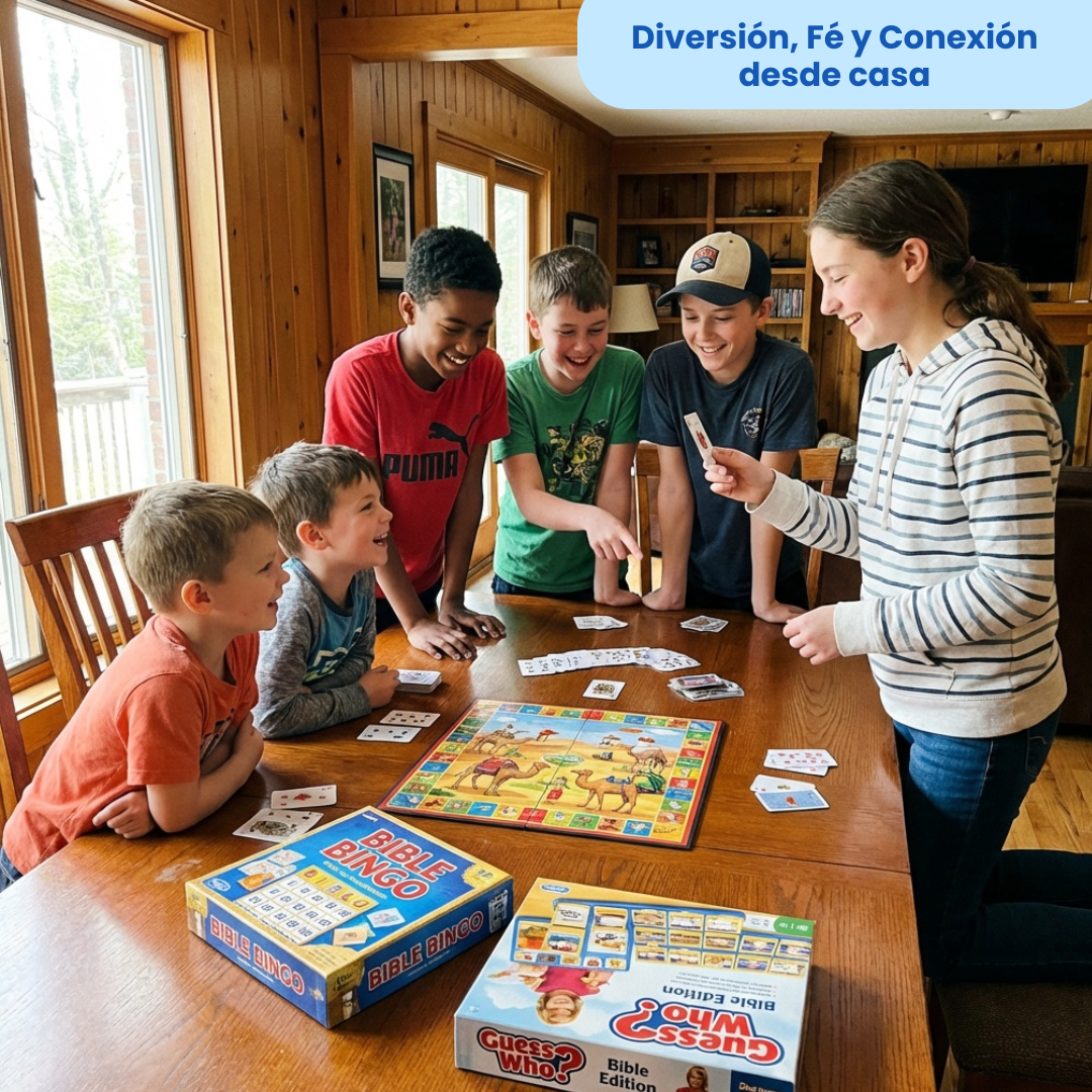 Fé Divertida: 11+ Juegos Bíblicos para Jugar, Aprender y Crecer en Fé