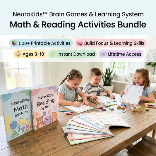 NeuroKids Complete Learning System™ Math & Reading Bundle