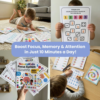 NeuroKids™ +100 actividades para estimular la atención, la concentración y el aprendizaje