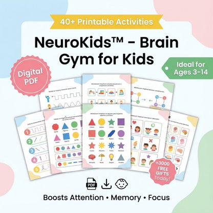 NeuroKids™ +50 Activities to Boost Attention, Focus, and Learning