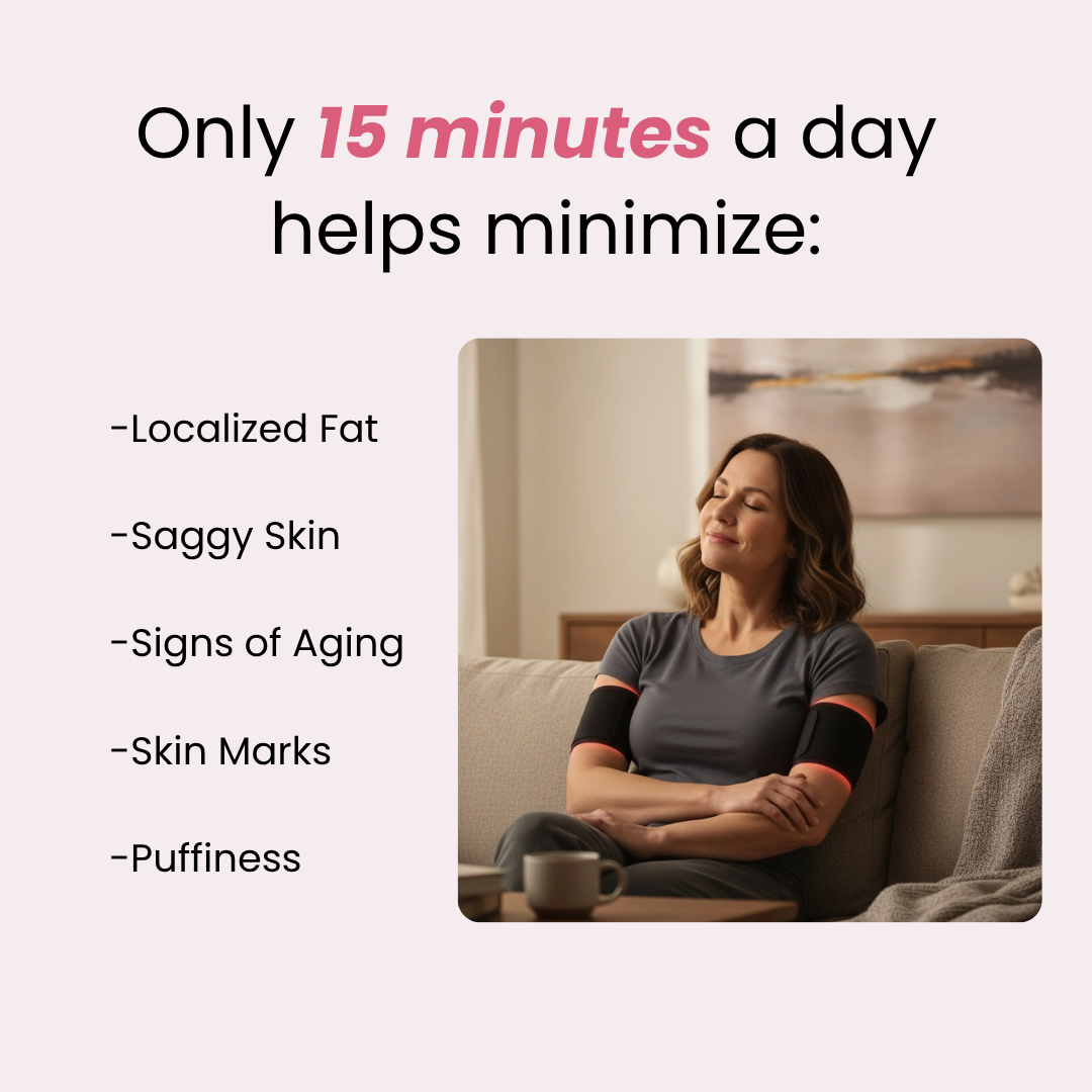 The Wellnessie™  Red Light Therapy Arm Sculpt