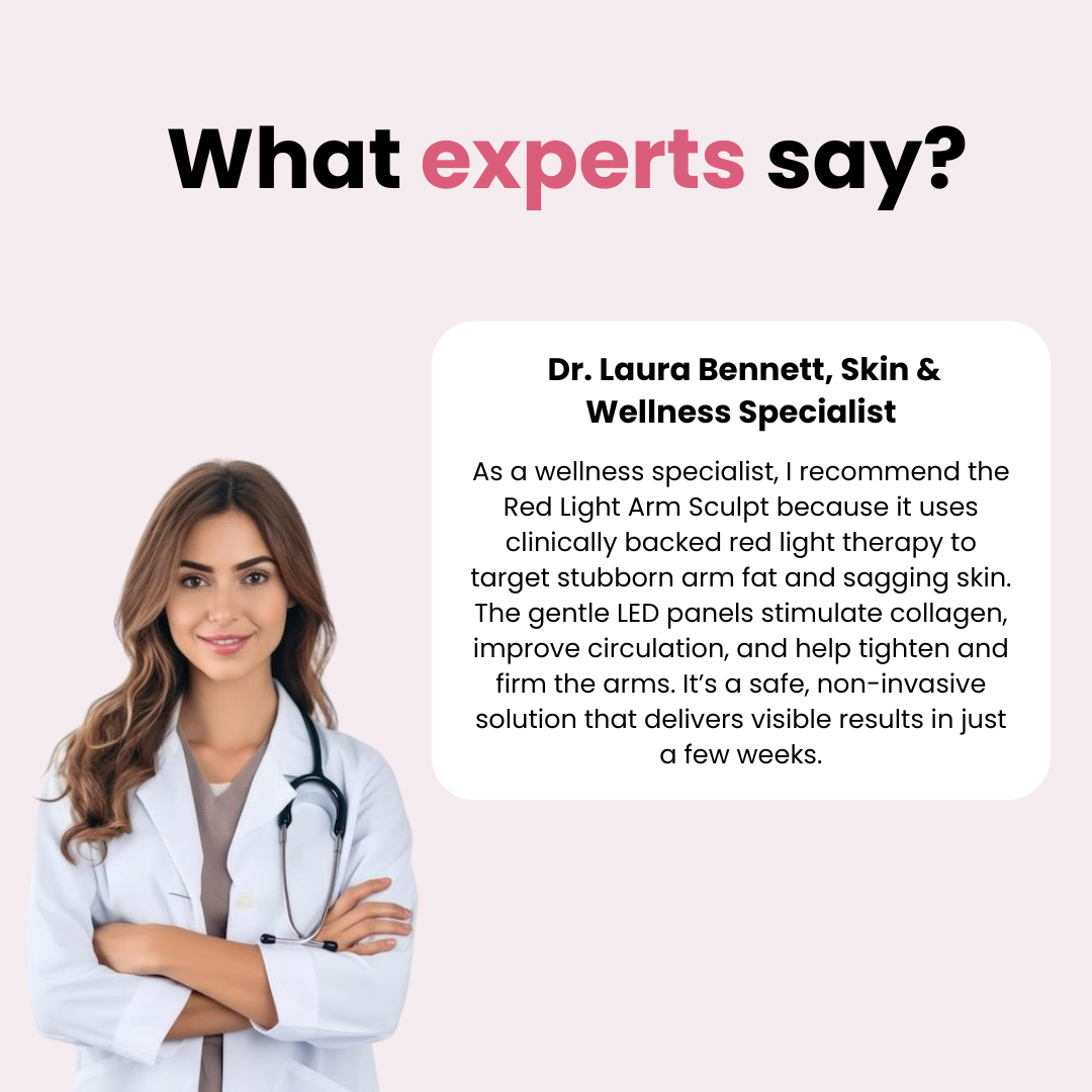 The Wellnessie™  Red Light Therapy Arm Sculpt