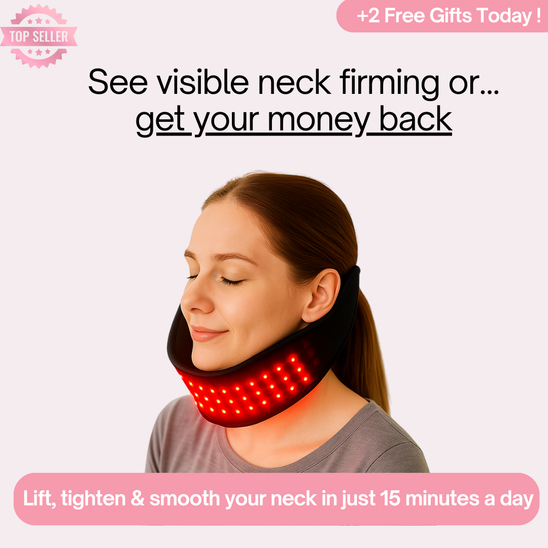 The Wellnessie™ Red light Therapy Neck Sculpt
