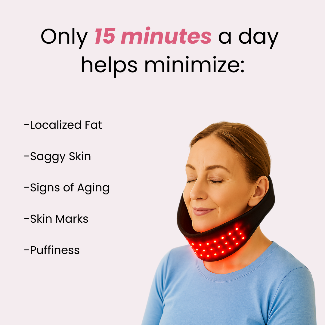 The Wellnessie™ Red light Therapy Neck Sculpt