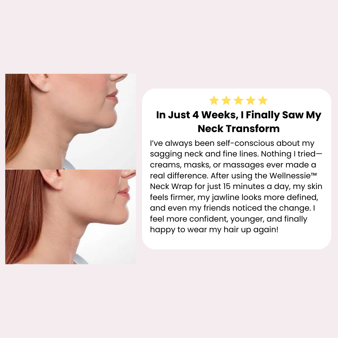 The Wellnessie™ Red light Therapy Neck Sculpt