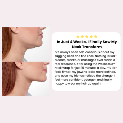 The Wellnessie™ Red light Therapy Neck Sculpt