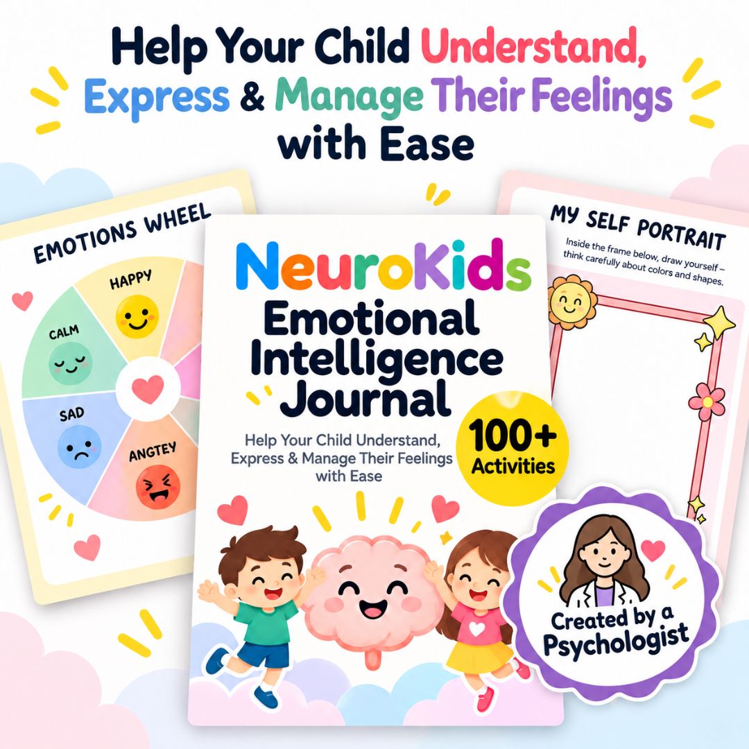 NeuroKids Emotional Intelligence Journal: Help Your Child Understand, Express & Manage Their Feelings with Ease