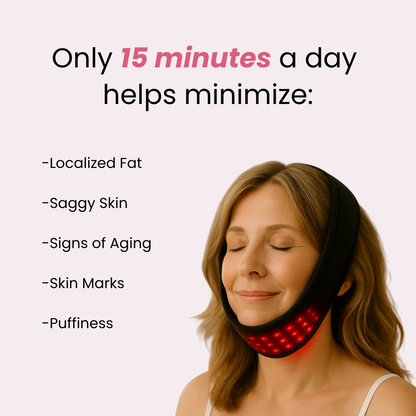 The Wellnessie™ Red light Therapy Neck Sculpt