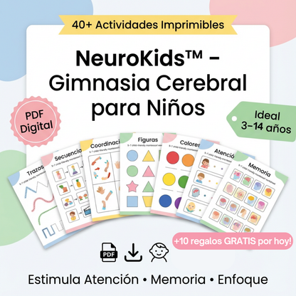 NeuroKids™ +50 Activities to Activate Attention, Focus and Learning