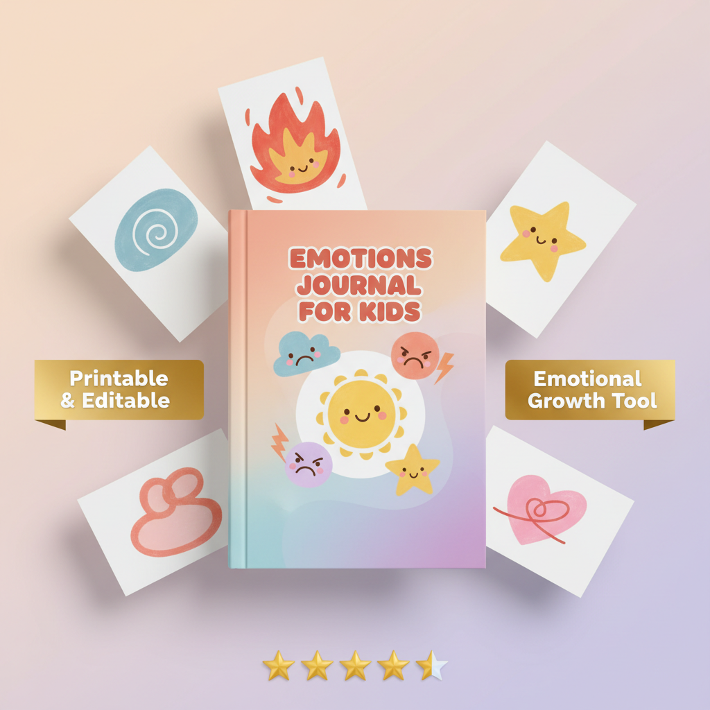 Diary of Emotions and Feelings for Children