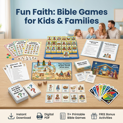 Fun Faith: + 11 Bible Games for Kids and Families