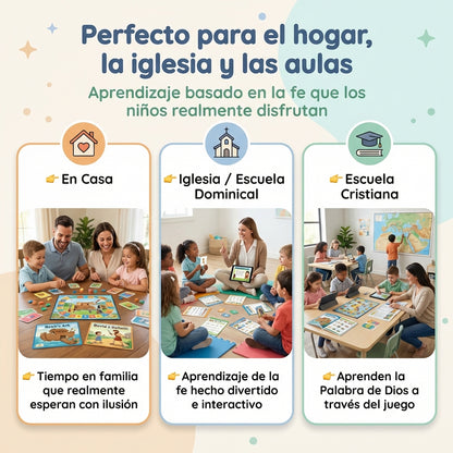 Fé Divertida: 11+ Juegos Bíblicos para Jugar, Aprender y Crecer en Fé