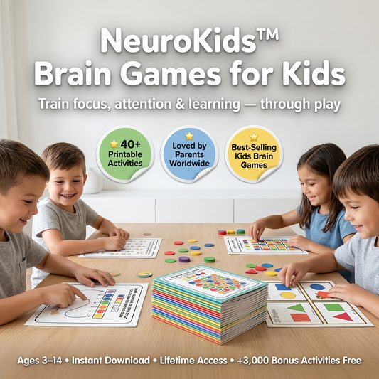 NeuroKids™ +50 Activities to Boost Attention, Focus, and Learning